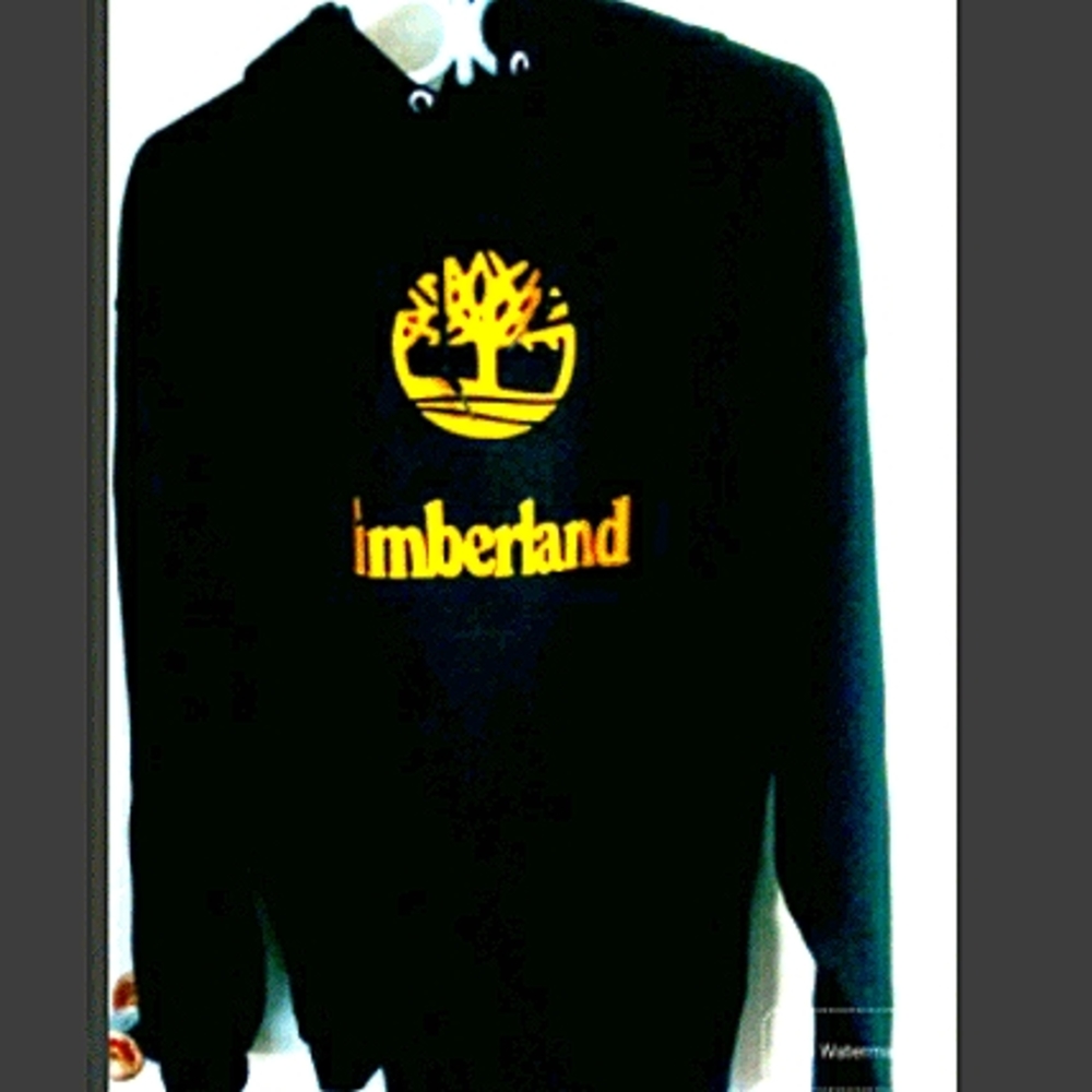 New, black hoodie, size large